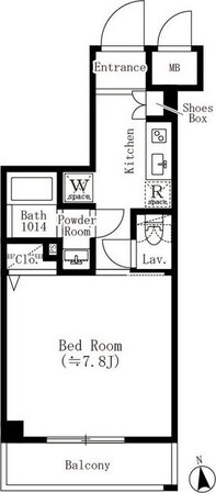 CREATIF文京江戸川橋の物件間取画像